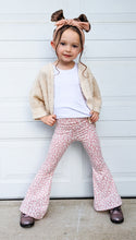 Load image into Gallery viewer, Pink Leopard Girls Bell Bottom