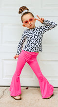 Load image into Gallery viewer, Hot Pink Girls Bell Bottoms