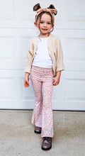 Load image into Gallery viewer, Pink Leopard Girls Bell Bottom