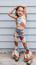 Load image into Gallery viewer, BlueFall Patchwork Halter and Bell Bottom Set