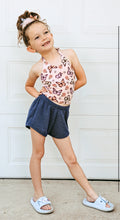 Load image into Gallery viewer, Butterfly Floral Girls Halter and Short Set
