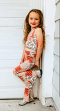 Load image into Gallery viewer, Peachy Patchwork Cowgirl Halter/ Bell Bottom Set
