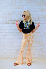 Load image into Gallery viewer, NEW! Flower Garden Bell Bottoms in Mustard Ditsy Floral