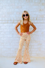 Load image into Gallery viewer, NEW! Flower Garden Bell Bottoms in Mustard Ditsy Floral