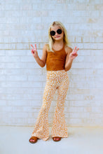Load image into Gallery viewer, NEW! Flower Garden Bell Bottoms in Mustard Ditsy Floral