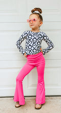 Load image into Gallery viewer, Hot Pink Girls Bell Bottoms