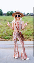 Load image into Gallery viewer, Peachy Cowgirl Halter/ Bell Bottom Set