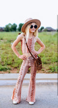 Load image into Gallery viewer, Peachy Cowgirl Halter/ Bell Bottom Set