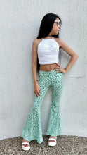Load image into Gallery viewer, Flower Garden Bell Bottoms in Green Ditsy Floral