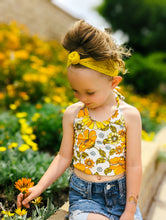 Load image into Gallery viewer, New!! Yellow Poppy Halter Top