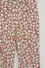 Load image into Gallery viewer, Flower Garden Bell Bottoms in Rust Ditsy Floral