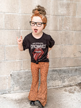Load image into Gallery viewer, Roxy Bell Bottoms in Rust Brown and Black Polka Dots