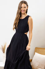 Load image into Gallery viewer, Falling For You Cutout Tank Midi Dress