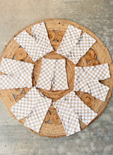 Load image into Gallery viewer, Girls and Boys Biker Shorts in Tan Checkered Print