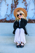 Load image into Gallery viewer, Taupe Mini Floral Print Bell Bottom Pants