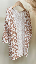 Load image into Gallery viewer, Spice It Up Cardigan in White Leopard Sweater Knit