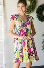 Load image into Gallery viewer, In the Tropics Swing Babydoll in Cream Floral
