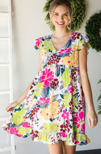Load image into Gallery viewer, In the Tropics Swing Babydoll in Cream Floral