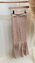 Load image into Gallery viewer, Keep Me Cozy Bell Bottoms in Taupe Floral
