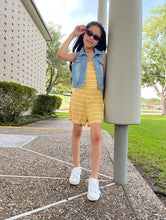 Load image into Gallery viewer, Sunshine Romper in Golden Yellow