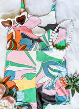 Load image into Gallery viewer, Color Pop Romper in Bright Floral