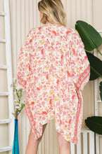 Load image into Gallery viewer, Festival Girl Boho Pastel Print Kimono Cardigan