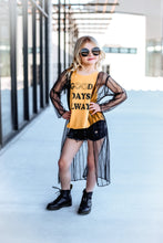 Load image into Gallery viewer, Rock On Cardigan in Black Mesh Pinstripe