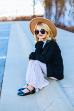 Load image into Gallery viewer, Taupe Mini Floral Print Bell Bottom Pants