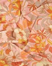 Load image into Gallery viewer, Pinky Peachy Yellow Floral Halter and Bell Bottom Set