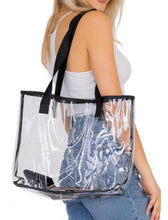 Load image into Gallery viewer, Game Day Tote Bag in Clear Plastic
