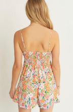 Load image into Gallery viewer, Happy Thoughts Floral Print Empire Waist Romper