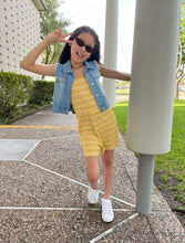 Load image into Gallery viewer, Sunshine Romper in Golden Yellow