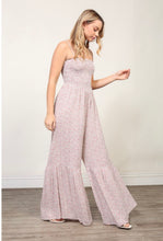 Load image into Gallery viewer, Rose Garden Cami Jumpsuit with Wide Leg Pants