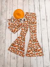 Load image into Gallery viewer, Watercolor Flower Power Halter and Bell Bottom Set