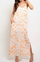 Load image into Gallery viewer, Take Me Away Tie Dye Maxi in Orange Dreamscicle