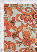 Load image into Gallery viewer, Brown Daisy Retro Swirl Bell Bottom Set
