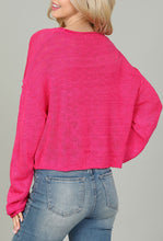 Load image into Gallery viewer, Love Me Sweater in Fuchsia
