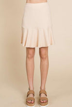 Load image into Gallery viewer, Beige Ruffle Flounce Skirt
