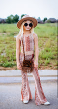 Load image into Gallery viewer, Peachy Cowgirl Halter/ Bell Bottom Set
