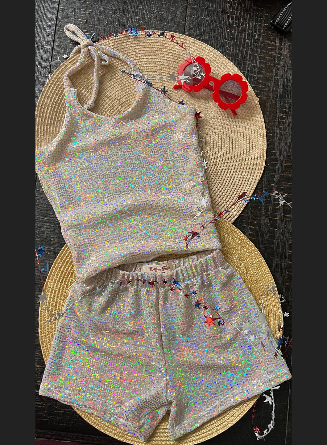 6/1 (Reserved for Sally) Halter/Shorts Set/Jumpsuit