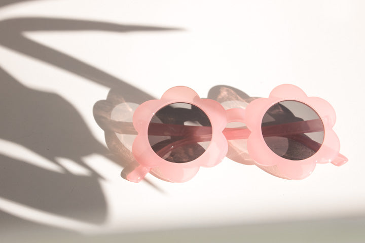 Daisy Round Sunnies in Dusty Pink