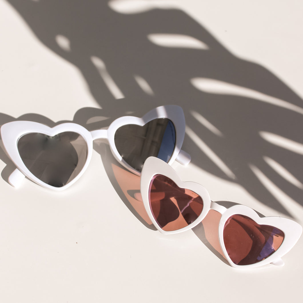I Heart You Sunnies in White