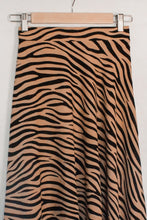 Load image into Gallery viewer, Fearless Zebra Midi Skirt
