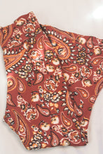 Load image into Gallery viewer, Wild + Free Bell Bottoms in Rust Paisley
