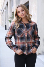 Load image into Gallery viewer, Plaid Flannel in Pumpkin Spice
