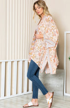 Load image into Gallery viewer, Festival Girl Boho Pastel Print Kimono Cardigan
