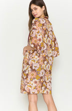 Load image into Gallery viewer, That 70s Retro Revival Floral Print Kimono Cardigan
