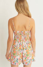 Load image into Gallery viewer, Happy Thoughts Floral Print Empire Waist Romper
