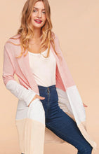 Load image into Gallery viewer, Mix It Up Color Block Cardigan
