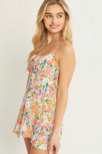 Load image into Gallery viewer, Happy Thoughts Floral Print Empire Waist Romper
